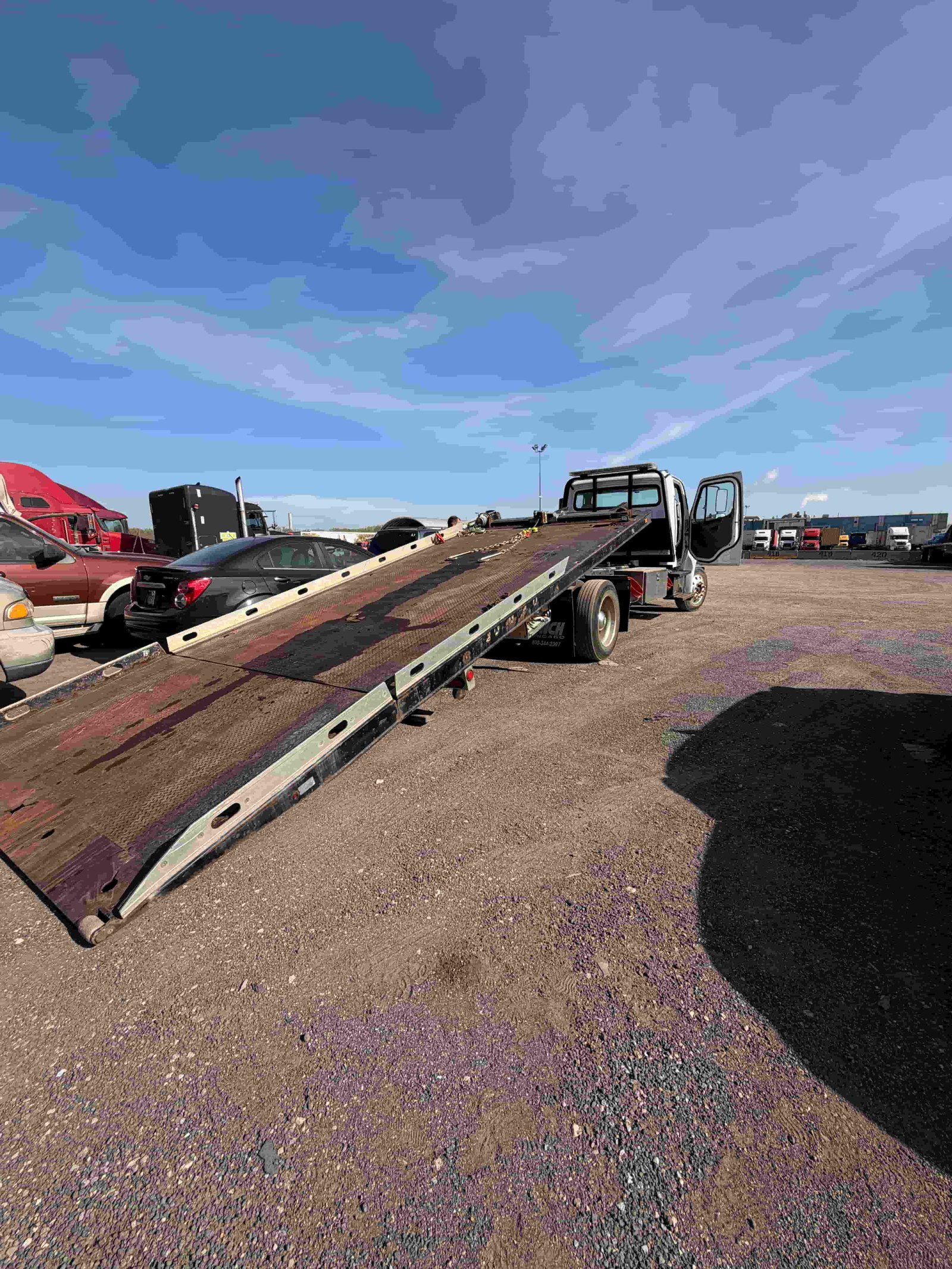 Junk vehicle ready for local pickup